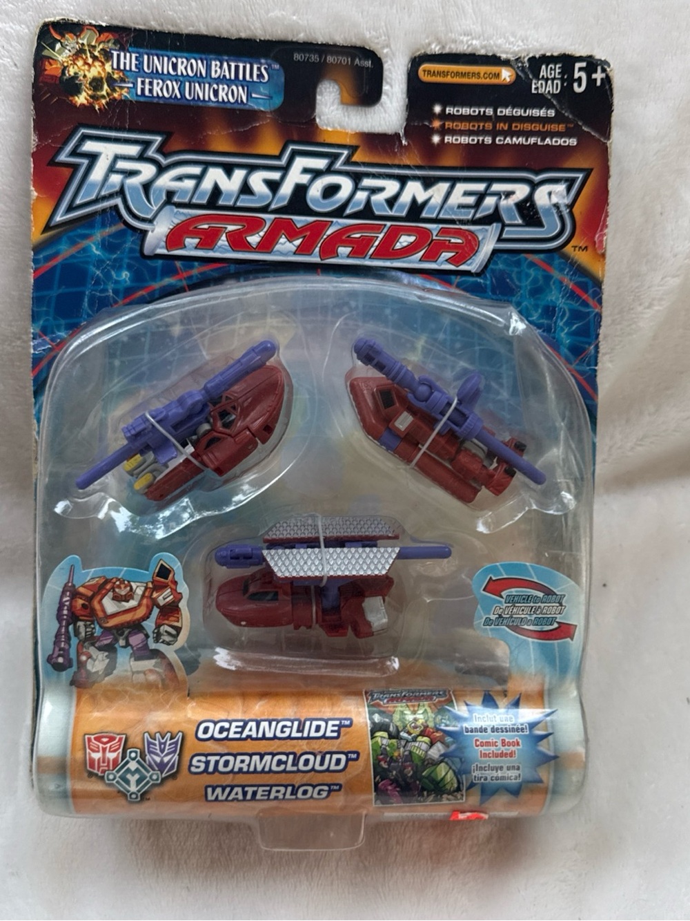 Armada OceanGlide Stormcloud Waterlog Figure - Red & Purple